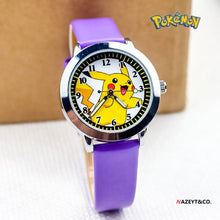 Load image into Gallery viewer, Pokemon Pikachu Kinder Uhr in verschiedenen Farben kaufen