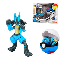 Load image into Gallery viewer, Lucario Spielzeug Figur mit Pokeball kaufen