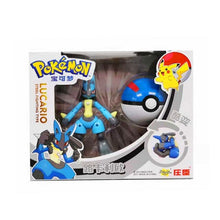 Load image into Gallery viewer, Lucario Spielzeug Figur mit Pokeball kaufen