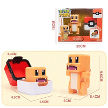 Load image into Gallery viewer, Pokemon Spielzeug Figuren und Bälle im Pixel Look kaufen