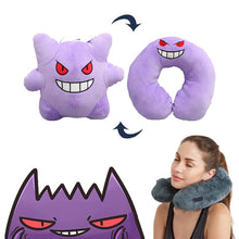 Load image into Gallery viewer, 2 in 1 Pokémon Plüschtier und Nackenhörnchen Gengar kaufen