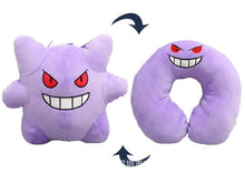 Load image into Gallery viewer, 2 in 1 Pokémon Plüschtier und Nackenhörnchen Gengar kaufen