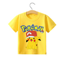 Load image into Gallery viewer, Pokemon Pikachu Kinder Sommer T-Shirts in vielen Motiven und Größen kaufen