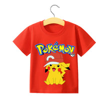 Load image into Gallery viewer, Pokemon Pikachu Kinder Sommer T-Shirts in vielen Motiven und Größen kaufen