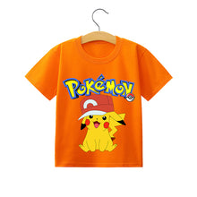 Load image into Gallery viewer, Pokemon Pikachu Kinder Sommer T-Shirts in vielen Motiven und Größen kaufen