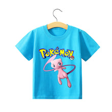 Load image into Gallery viewer, Pokemon Pikachu Kinder Sommer T-Shirts in vielen Motiven und Größen kaufen