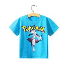 Load image into Gallery viewer, Pokemon Pikachu Kinder Sommer T-Shirts in vielen Motiven und Größen kaufen