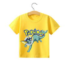 Load image into Gallery viewer, Pokemon Pikachu Kinder Sommer T-Shirts in vielen Motiven und Größen kaufen