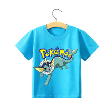 Load image into Gallery viewer, Pokemon Pikachu Kinder Sommer T-Shirts in vielen Motiven und Größen kaufen