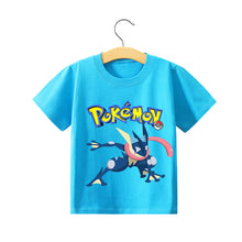 Load image into Gallery viewer, Pokemon Pikachu Kinder Sommer T-Shirts in vielen Motiven und Größen kaufen