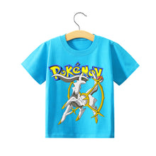 Load image into Gallery viewer, Pokemon Pikachu Kinder Sommer T-Shirts in vielen Motiven und Größen kaufen