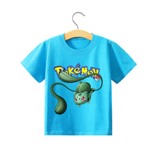 Load image into Gallery viewer, Pokemon Pikachu Kinder Sommer T-Shirts in vielen Motiven und Größen kaufen