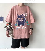 Load image into Gallery viewer, Cooles Oversize T-Shirt mit Pokémon Gengar Print kaufen