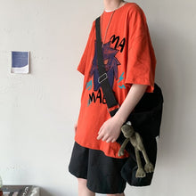 Load image into Gallery viewer, Cooles Oversize T-Shirt mit Pokémon Gengar Print kaufen