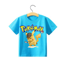 Load image into Gallery viewer, Pokemon Kinder Pikachu T-Shirt für den Sommer viele Motive kaufen