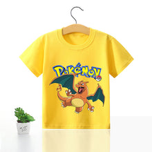 Load image into Gallery viewer, Pokemon Kinder Pikachu T-Shirt für den Sommer viele Motive kaufen