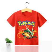 Load image into Gallery viewer, Pokemon Kinder Pikachu T-Shirt für den Sommer viele Motive kaufen