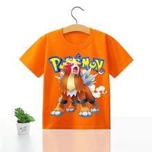 Load image into Gallery viewer, Pokemon Kinder Pikachu T-Shirt für den Sommer viele Motive kaufen