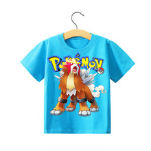 Load image into Gallery viewer, Pokemon Kinder Pikachu T-Shirt für den Sommer viele Motive kaufen