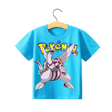 Load image into Gallery viewer, Pokemon Kinder Pikachu T-Shirt für den Sommer viele Motive kaufen