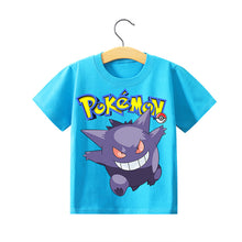 Load image into Gallery viewer, Pokemon Kinder Pikachu T-Shirt für den Sommer viele Motive kaufen