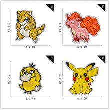 Load image into Gallery viewer, 16 Stk. Pokémon Stoff-Patches zum Aufnähen kaufen