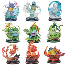 Lade das Bild in den Galerie-Viewer, Pokémon dekorative Sammelfiguren Charmander Squirtle Bulbasaur Chikorita Ivysaur Cyndaquil Vulpix kaufen