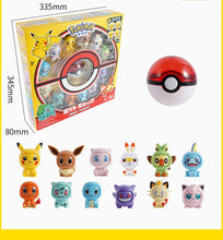 Lade das Bild in den Galerie-Viewer, Pokémon Spielbox mit Pokéball und gesichter-wechselnden Pokémons kaufen