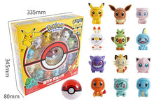 Lade das Bild in den Galerie-Viewer, Pokémon Spielbox mit Pokéball und gesichter-wechselnden Pokémons kaufen