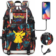 Load image into Gallery viewer, Pokémon Rucksack mit Smartphone Ladefunktion kaufen