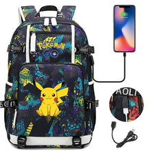 Load image into Gallery viewer, Pokémon Rucksack mit Smartphone Ladefunktion kaufen