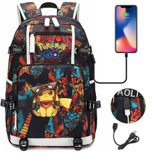 Load image into Gallery viewer, Pokémon Rucksack mit Smartphone Ladefunktion kaufen