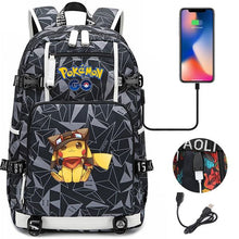 Load image into Gallery viewer, Pokémon Rucksack mit Smartphone Ladefunktion kaufen