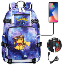 Load image into Gallery viewer, Pokémon Rucksack mit Smartphone Ladefunktion kaufen