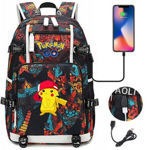 Load image into Gallery viewer, Pokémon Rucksack mit Smartphone Ladefunktion kaufen