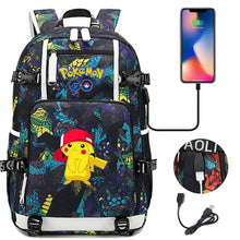 Load image into Gallery viewer, Pokémon Rucksack mit Smartphone Ladefunktion kaufen