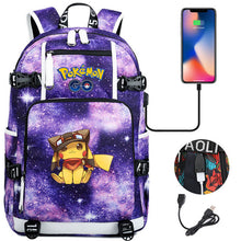 Load image into Gallery viewer, Pokémon Rucksack mit Smartphone Ladefunktion kaufen