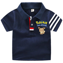 Load image into Gallery viewer, Pokemon Polo Shirts für Kinder mit vielen verschiedenen Motiven für den Sommer kaufen