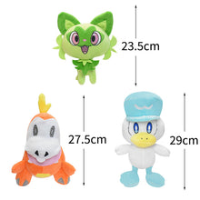 Lade das Bild in den Galerie-Viewer, 3-teilige Pokémon Plüschfiguren Regionen-Sammlung kaufen