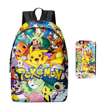 Load image into Gallery viewer, Pikachu Rucksack mit Federmappe im Set für Schule etc. kaufen