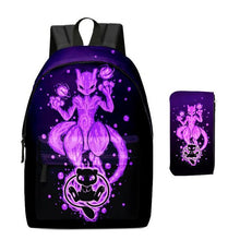 Load image into Gallery viewer, Pikachu Rucksack mit Federmappe im Set für Schule etc. kaufen