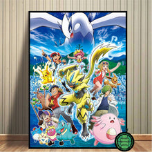 Load image into Gallery viewer, Pokemon Poster Kunstdrucke Ash Ketchum Pikachu Jigglypuff etc. kaufen