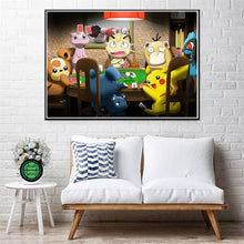 Load image into Gallery viewer, Pokemon Poster Kunstdrucke Ash Ketchum Pikachu Jigglypuff etc. kaufen