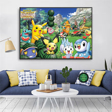 Load image into Gallery viewer, Pokemon Poster Kunstdrucke Ash Ketchum Pikachu Jigglypuff etc. kaufen