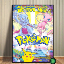 Load image into Gallery viewer, Pokemon Poster Kunstdrucke Ash Ketchum Pikachu Jigglypuff etc. kaufen