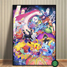 Load image into Gallery viewer, Pokemon Poster Kunstdrucke Ash Ketchum Pikachu Jigglypuff etc. kaufen