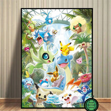 Load image into Gallery viewer, Pokemon Poster Kunstdrucke Ash Ketchum Pikachu Jigglypuff etc. kaufen