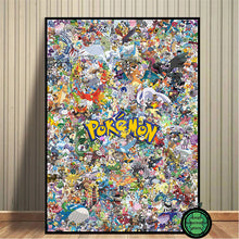 Load image into Gallery viewer, Pokemon Poster Kunstdrucke Ash Ketchum Pikachu Jigglypuff etc. kaufen