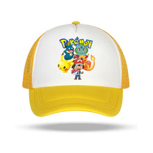 Load image into Gallery viewer, Pikachu Pokemon Baseball Mützen in vielen Motiven für Kinder oder Erwachsene kaufen