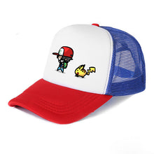 Load image into Gallery viewer, Pikachu Pokemon Baseball Mützen in vielen Motiven für Kinder oder Erwachsene kaufen